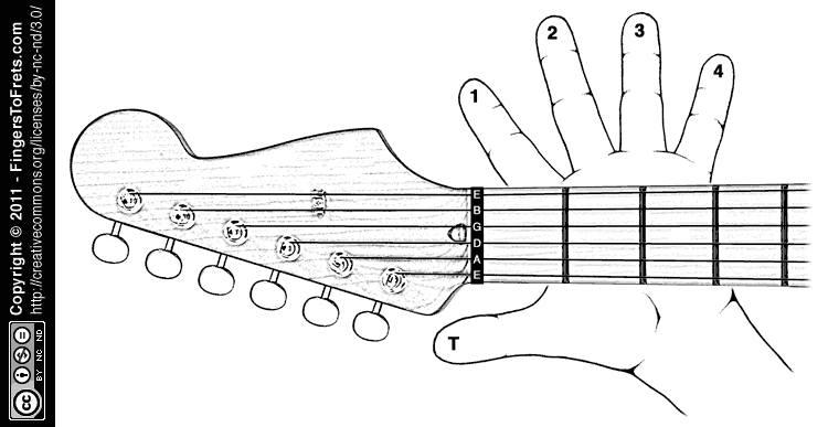 Fingers Frets: Visual Guitar Chord Charts